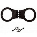 Black Deluxe Hinged Handcuffs